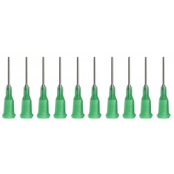 Plastic Mount, Metal Dispenser Tip - 18G - Green (10pcs/pack) Plastic Mount, Metal Dispenser Tip - 18G - Green (10pcs/pack)