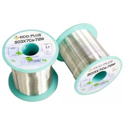 KOKI Soldering Tin - Lead-free, Ø 0,5mm, 500g (S03X7Ca-72M) KOKI Soldering Tin - Lead-free, Ø 0,5mm, 500g (S03X7Ca-72M)